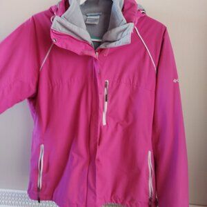 Pink Columbia Interchange XL Winter Jacket with Removable Inner Fleece Zip UP